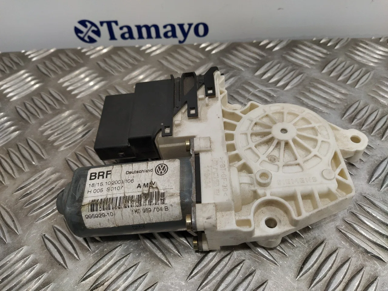 Motor Elevalunas Trasero Derecho para Volkswagen Touran (1T1)