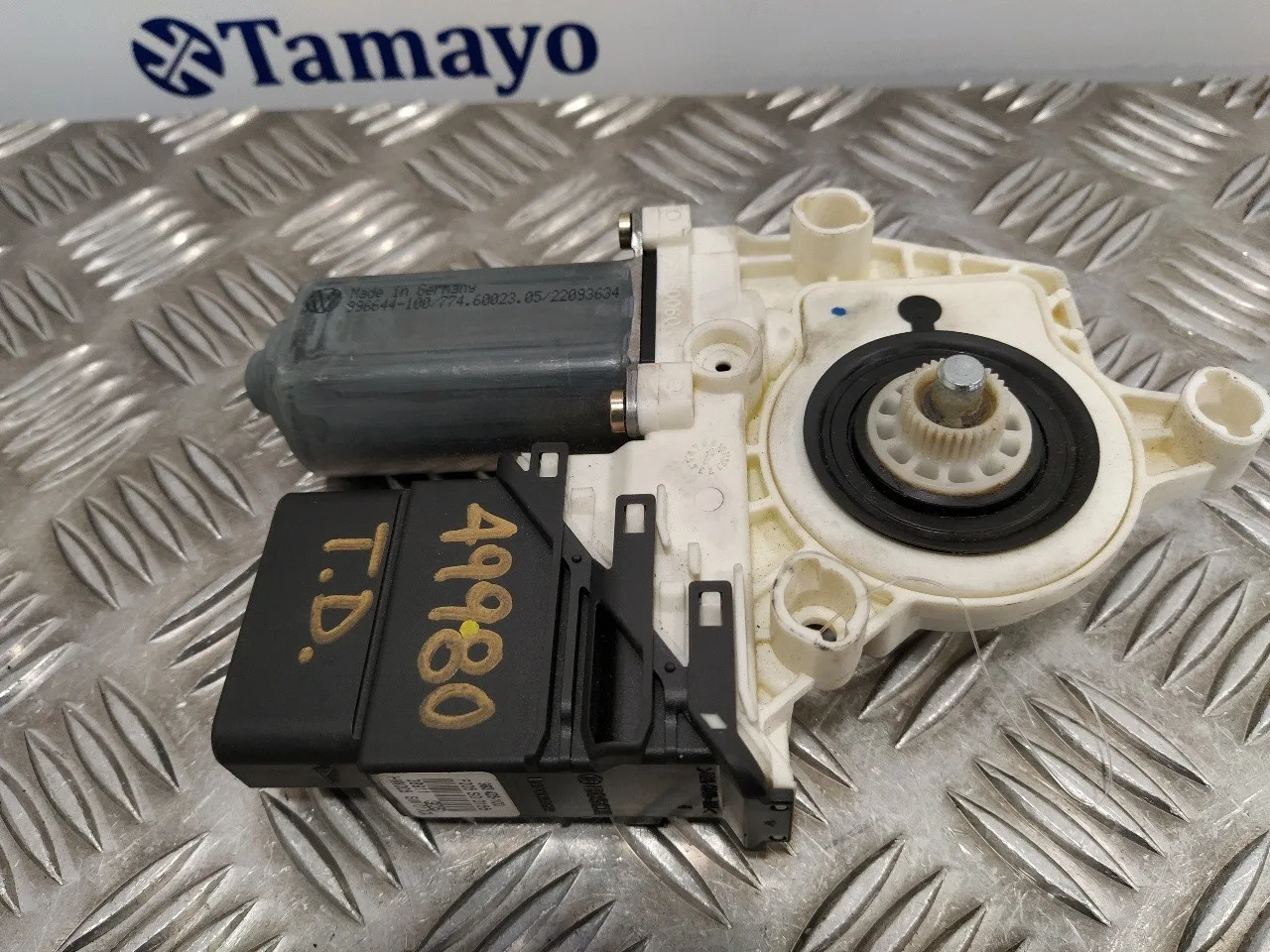 Motor Elevalunas Trasero Derecho para Volkswagen Touran (1T1)