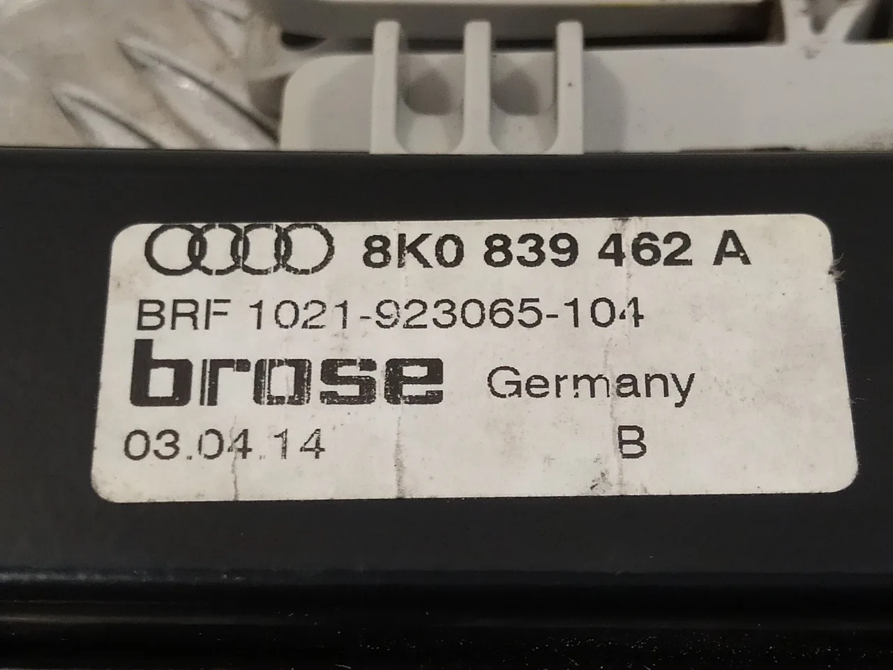 Elevalunas Trasero Derecho para Audi A4 Avant (8K5) (2008)
