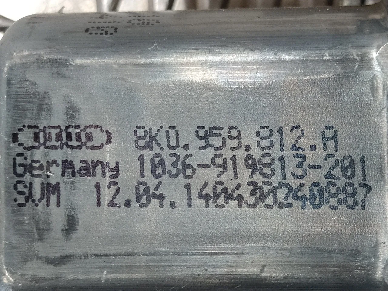 Elevalunas Trasero Derecho para Audi A4 Avant (8K5) (2008)