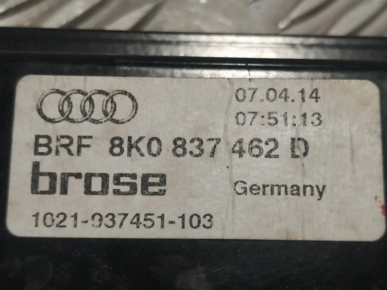 Elevalunas Delantero Derecho para Audi A4 Avant (8K5) (2008)