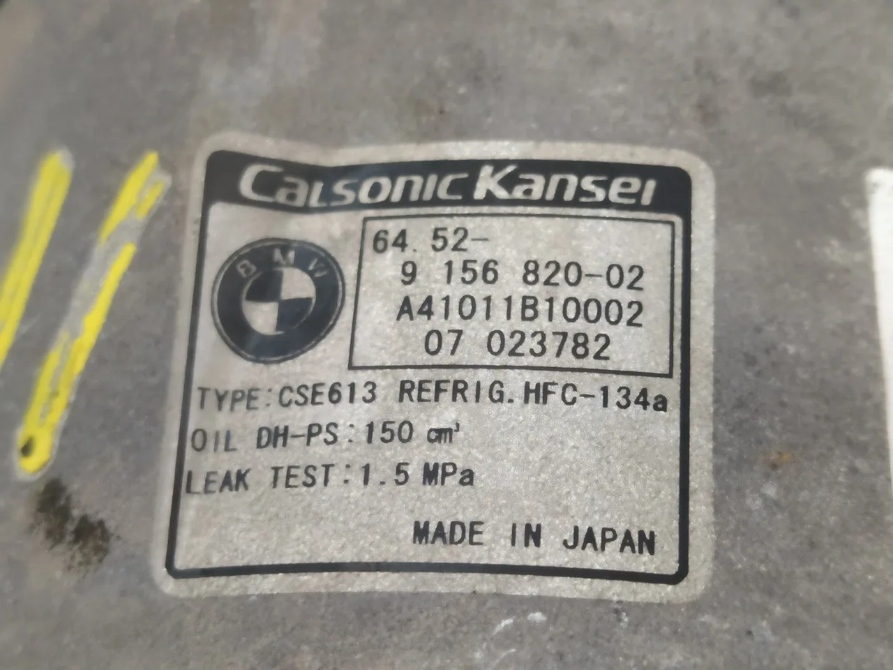 Compresor Aire Acondicionado para Bmw Serie 1 Berlina (E81/E87)