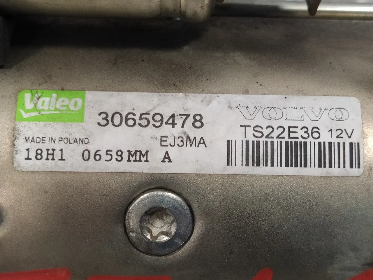 Motor Arranque para Volvo C30