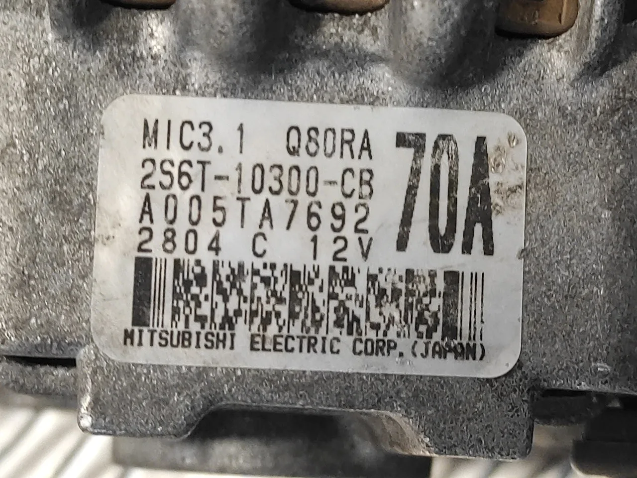 Alternador para Ford Fiesta (Cbk)