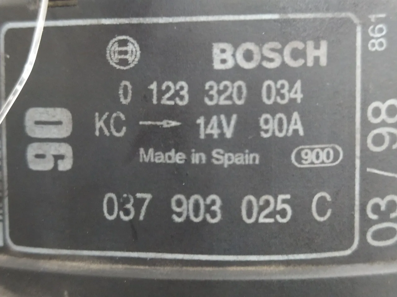 Alternador para Volkswagen Golf Iv Berlina (1J1)