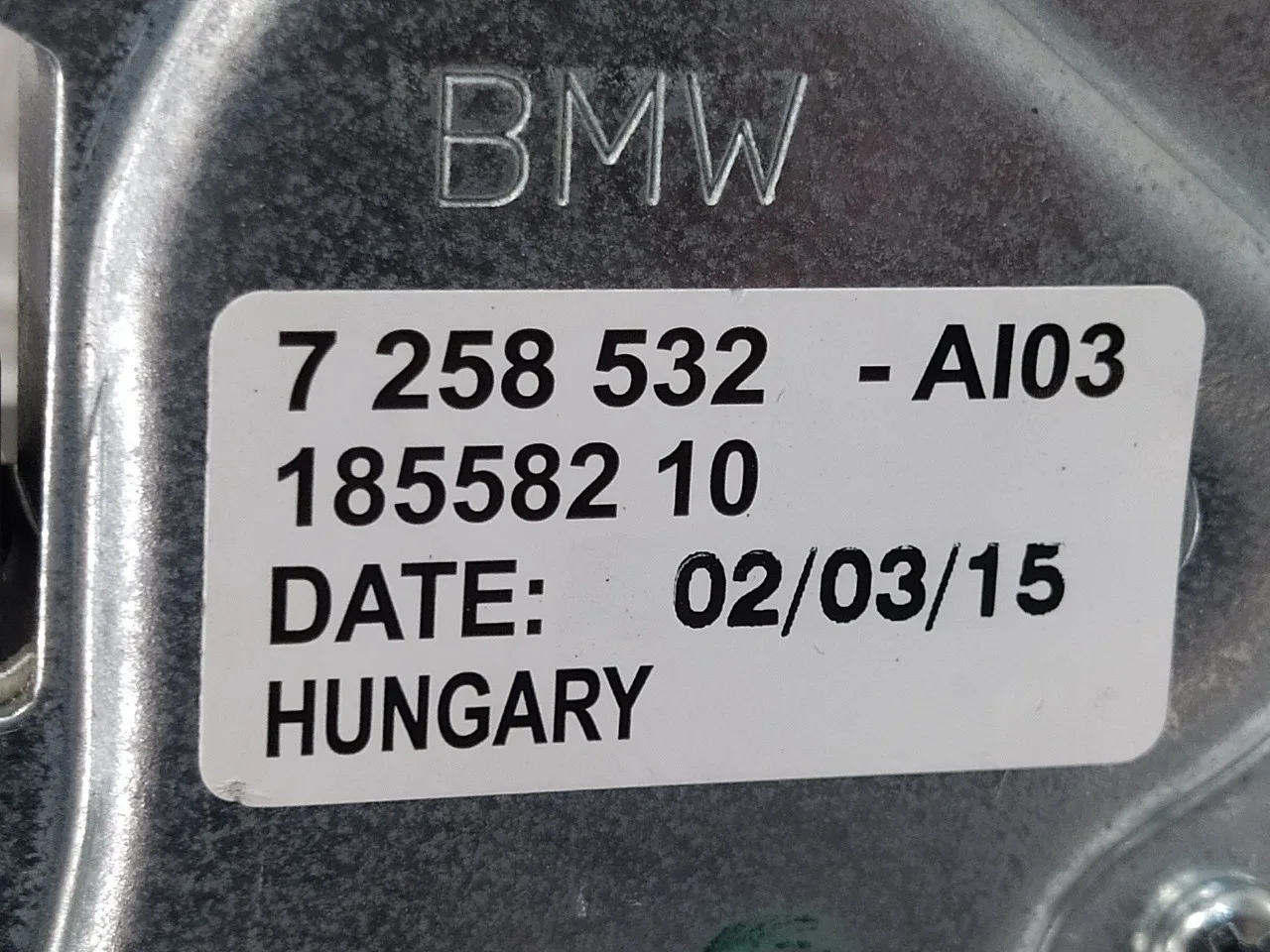 Motor Limpia Trasero para Bmw Serie 1 Lim. (F20/F21)