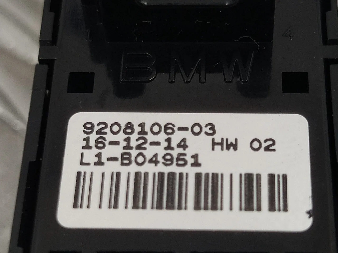 Mando Elevalunas Trasero Derecho para Bmw Serie 1 Lim. (F20/F21)