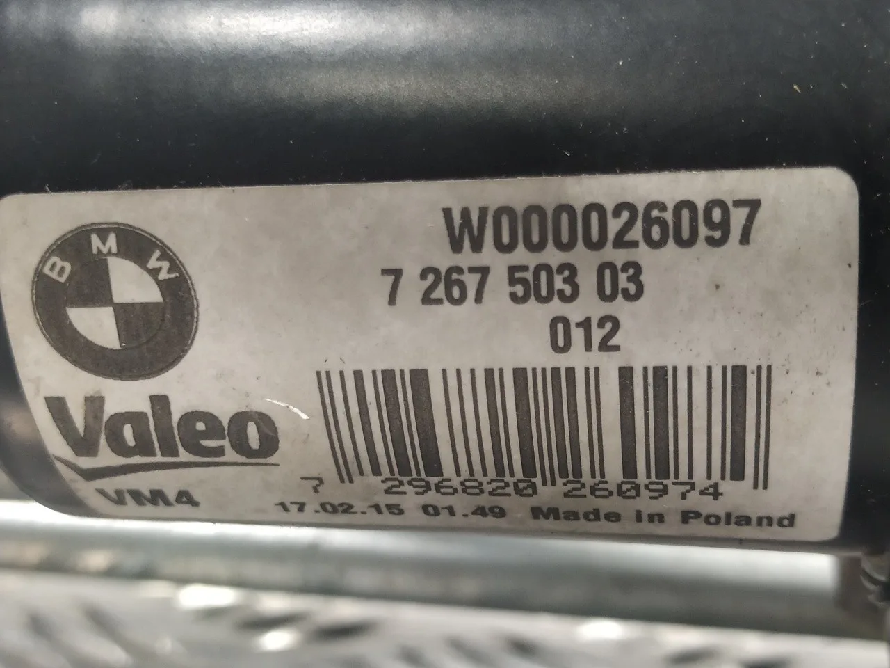 Motor Limpia Delantero para Bmw Serie 1 Lim. (F20/F21)