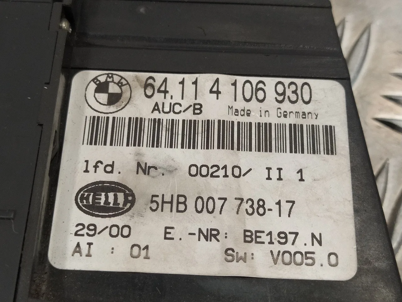 Mando Climatizador para Bmw Serie 3 Coupe (E46)