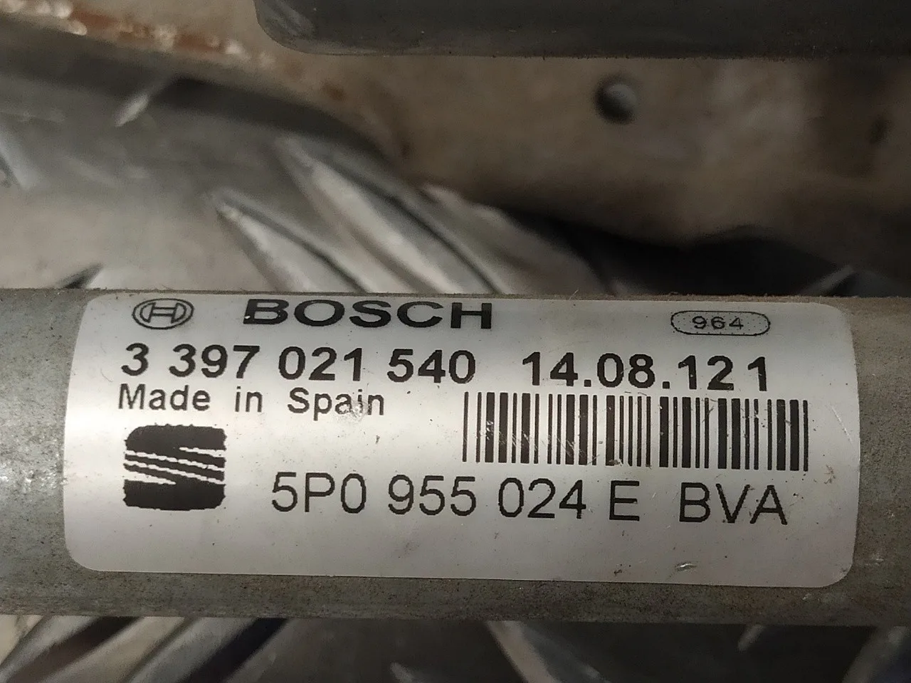 Motor Limpia Delantero para Seat Altea (5P1)