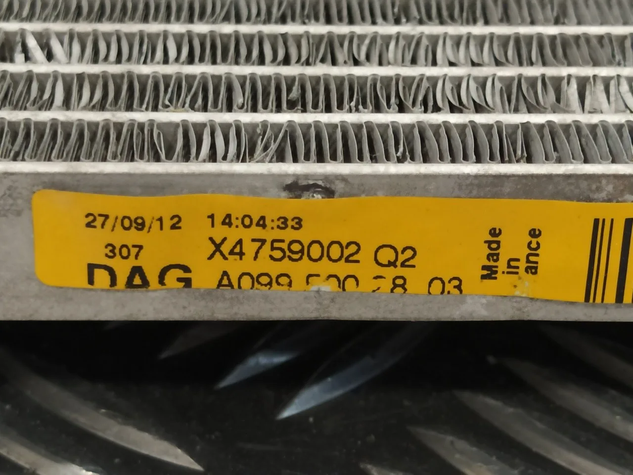 Radiador Agua para Mercedes-Benz Clase E (W212) Lim.