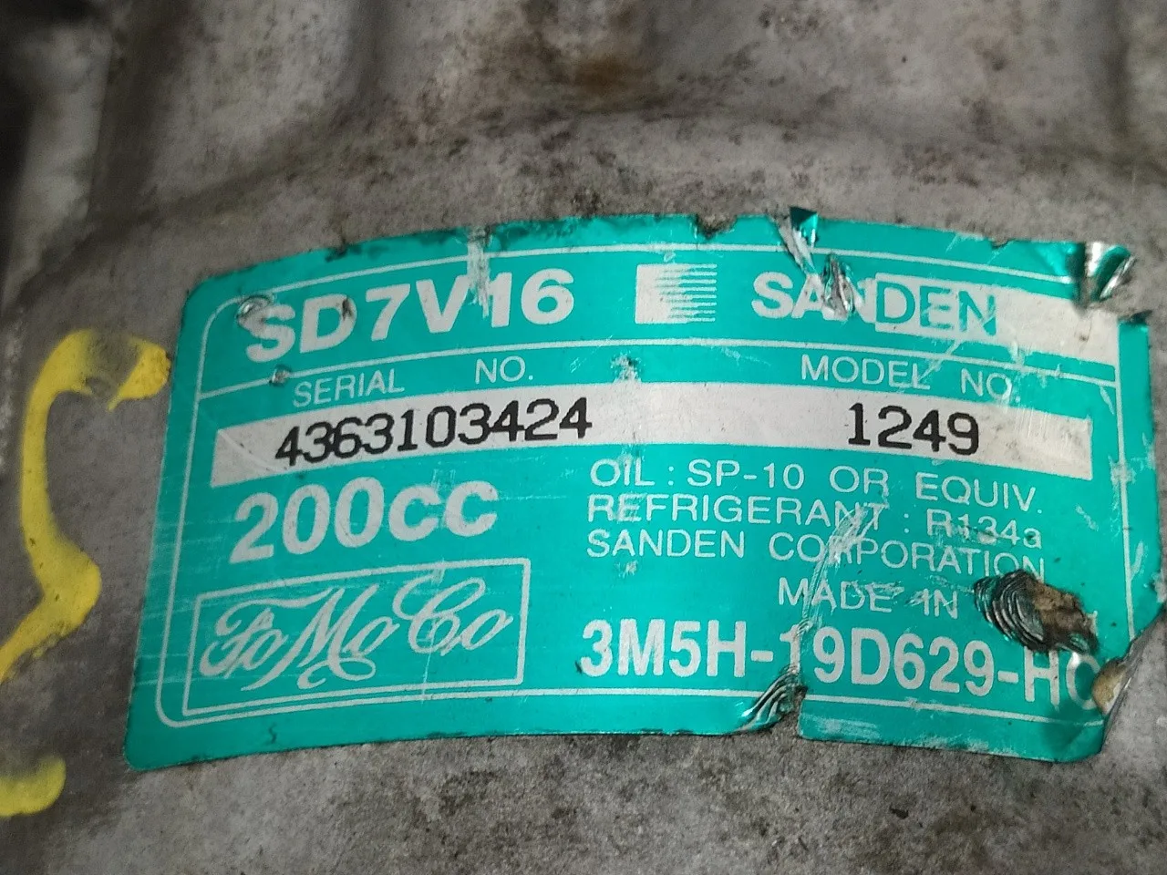 Compresor Aire Acondicionado para Volvo V50 Familiar