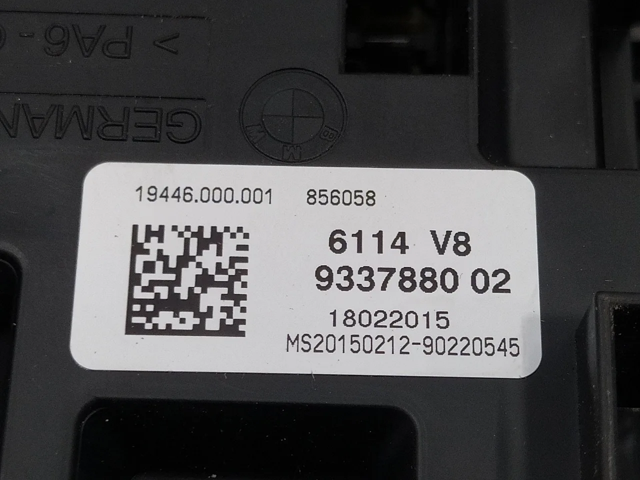 Caja Reles / Fusibles para Bmw Serie 1 Lim. (F20/F21)