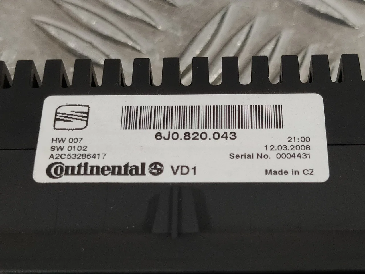 Mando Climatizador para Seat Ibiza (6J5)