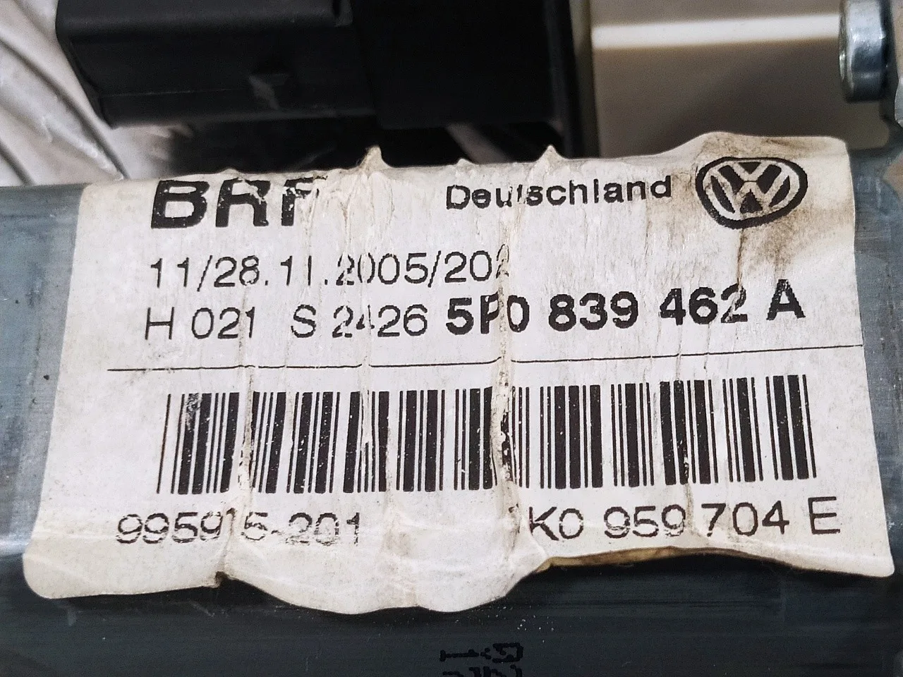 Motor Elevalunas Trasero Derecho para Seat Altea (5P1)