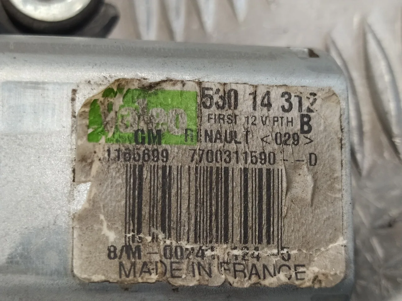 Motor Limpia Trasero para Renault Trafic Caja Cerrada (Ab 4.01)