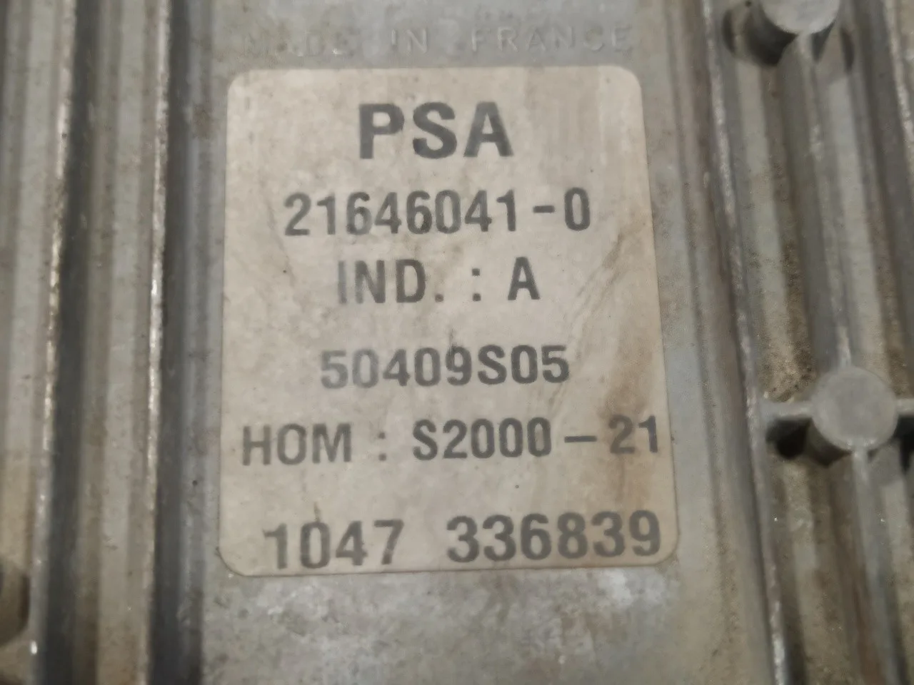 Centralita Motor Uce para Citroën Saxo