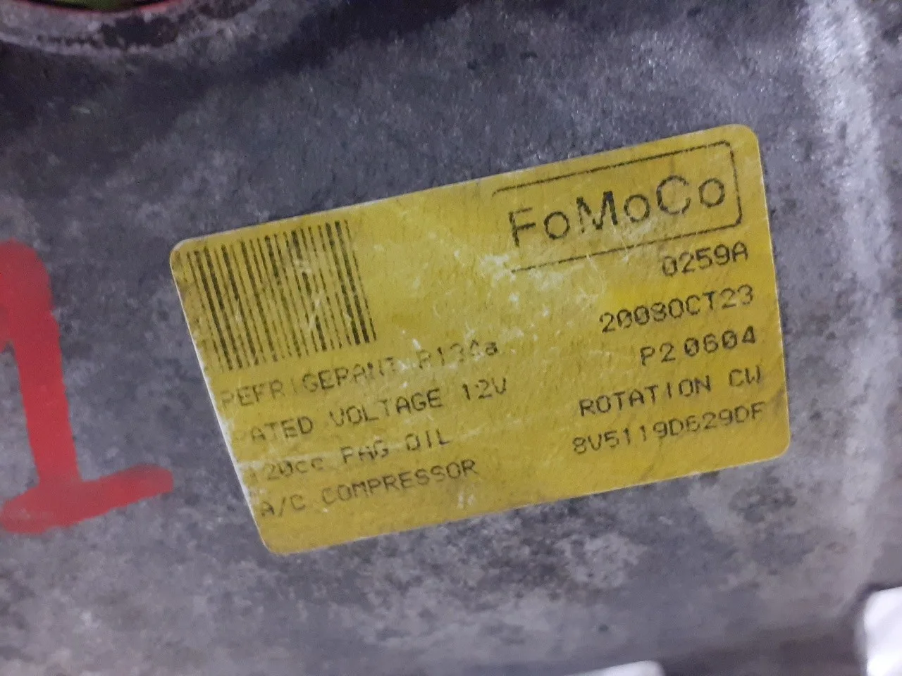 Compresor Aire Acondicionado para Ford Fiesta (Cb1)