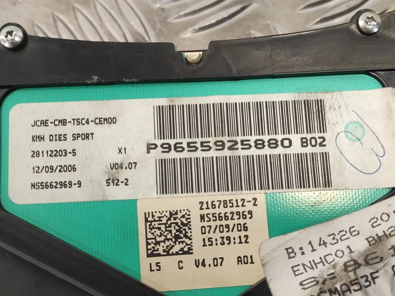 Cuadro Instrumentos para Peugeot 307 Cc (S2)