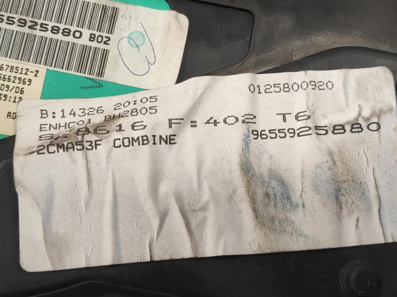 Cuadro Instrumentos para Peugeot 307 Cc (S2)