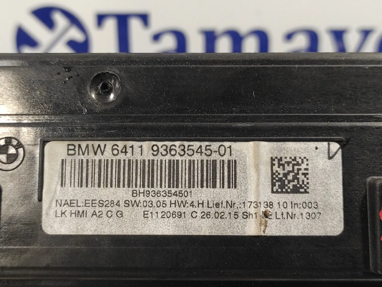 Mando Climatizador para Bmw Serie 1 Lim. (F20/F21)