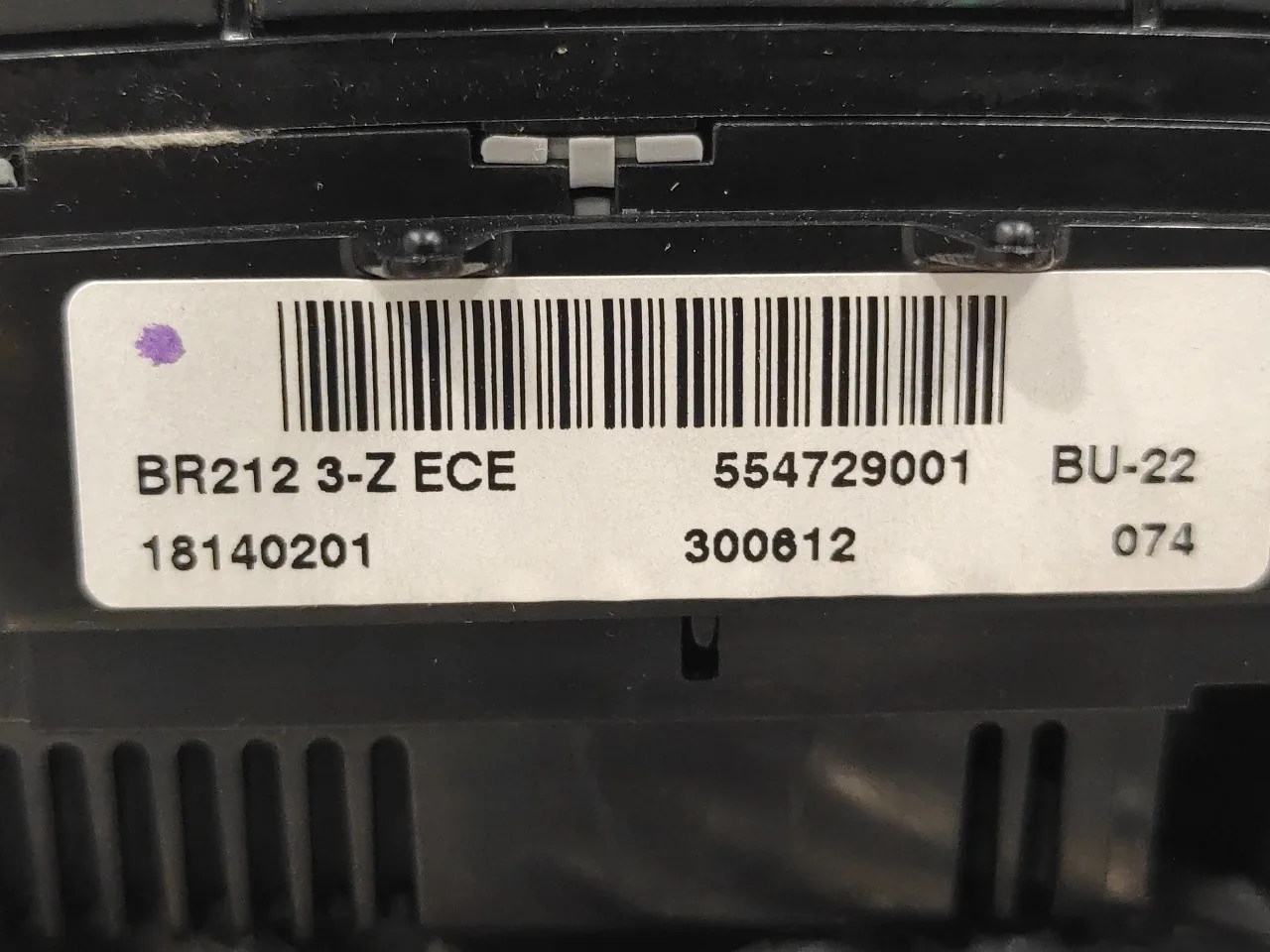 Mando Climatizador para Mercedes-Benz Clase E (W212) Lim.