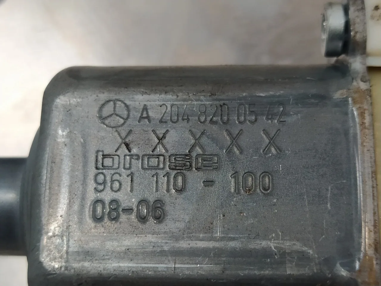 Elevalunas Trasero Derecho para Mercedes-Benz Clase C (W204) Berlina