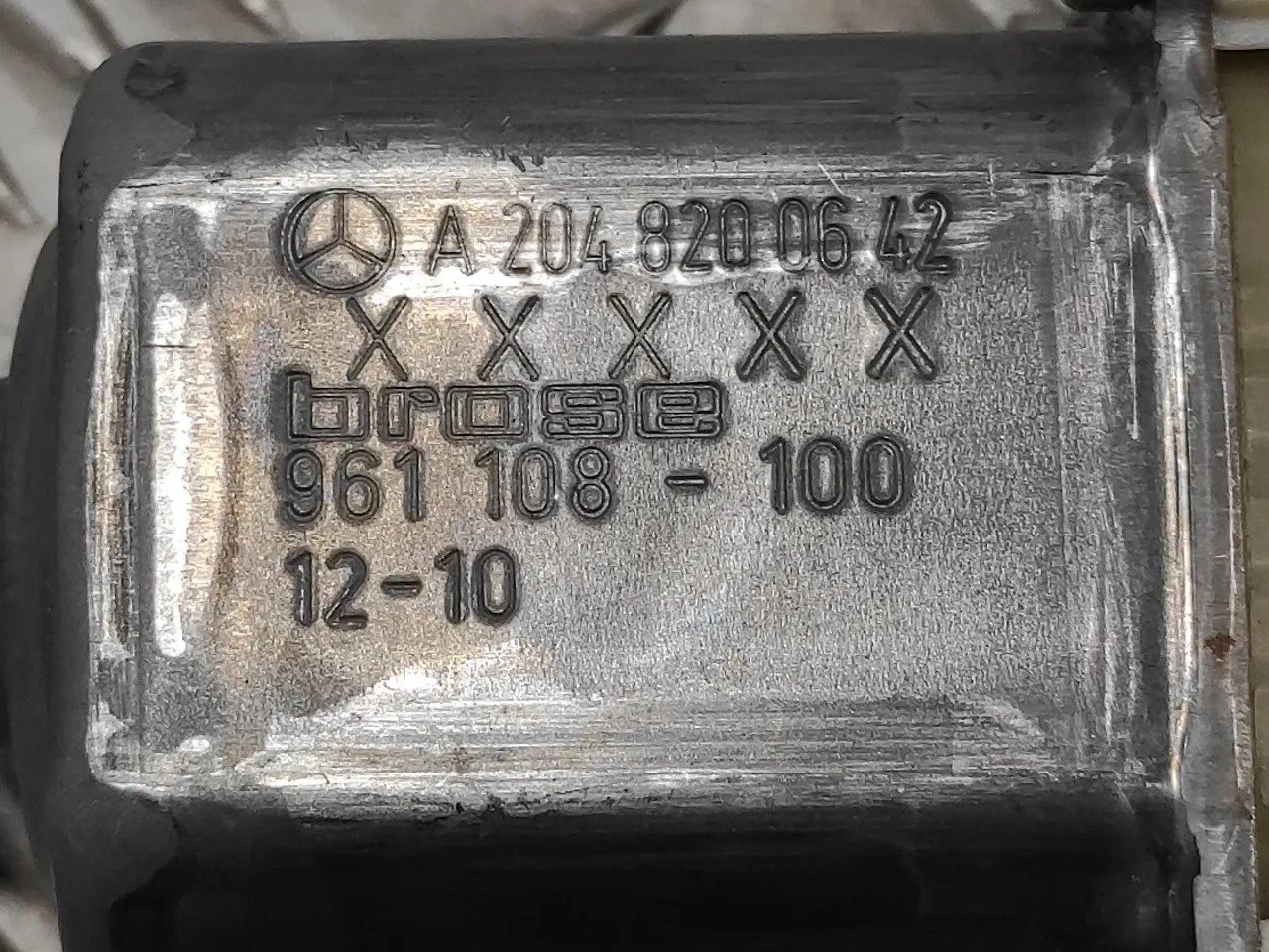 Motor Elevalunas Trasero Derecho para Mercedes-Benz Clase E (W212) Lim.