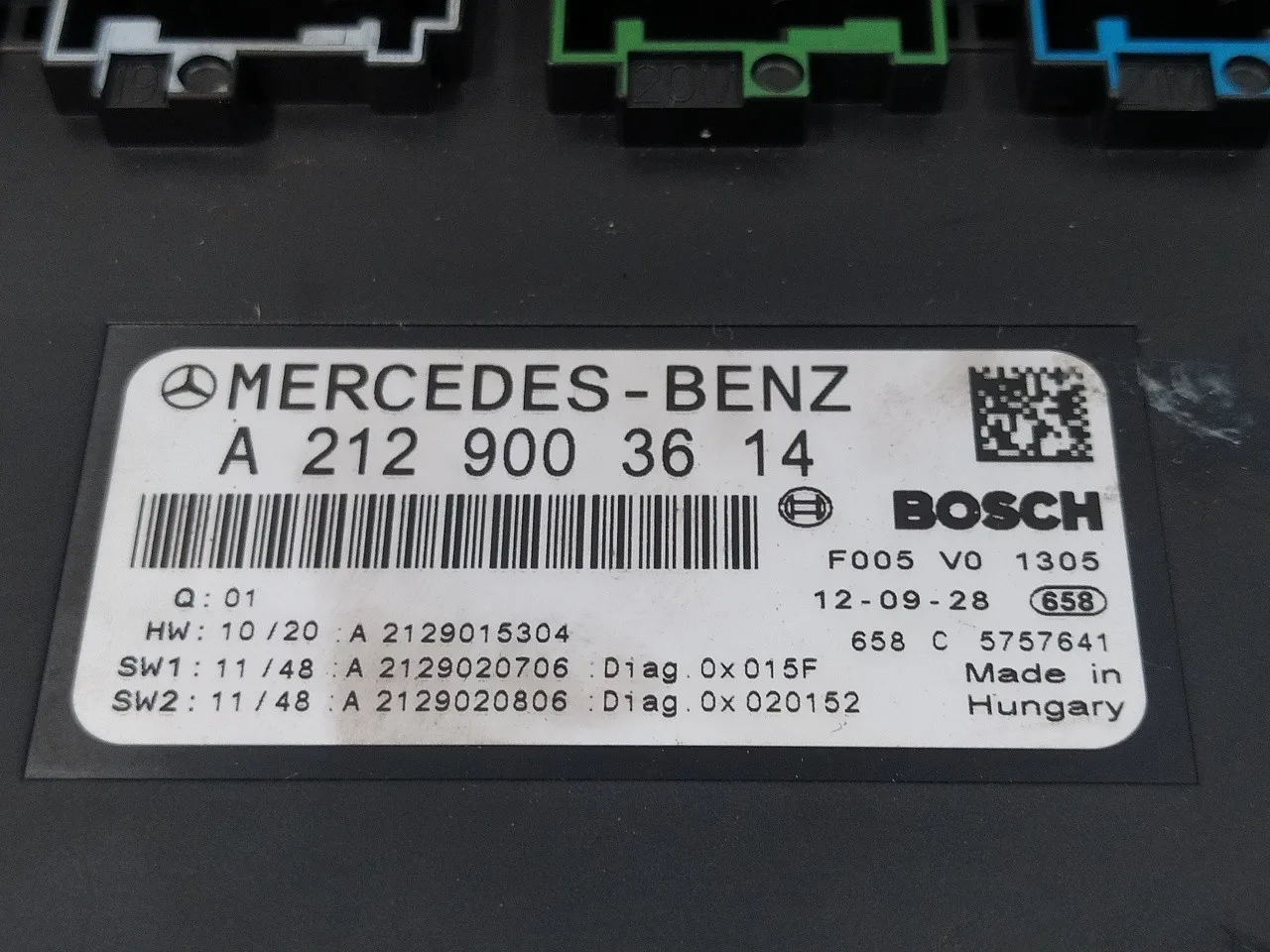 Caja Reles / Fusibles para Mercedes-Benz Clase E (W212) Lim.