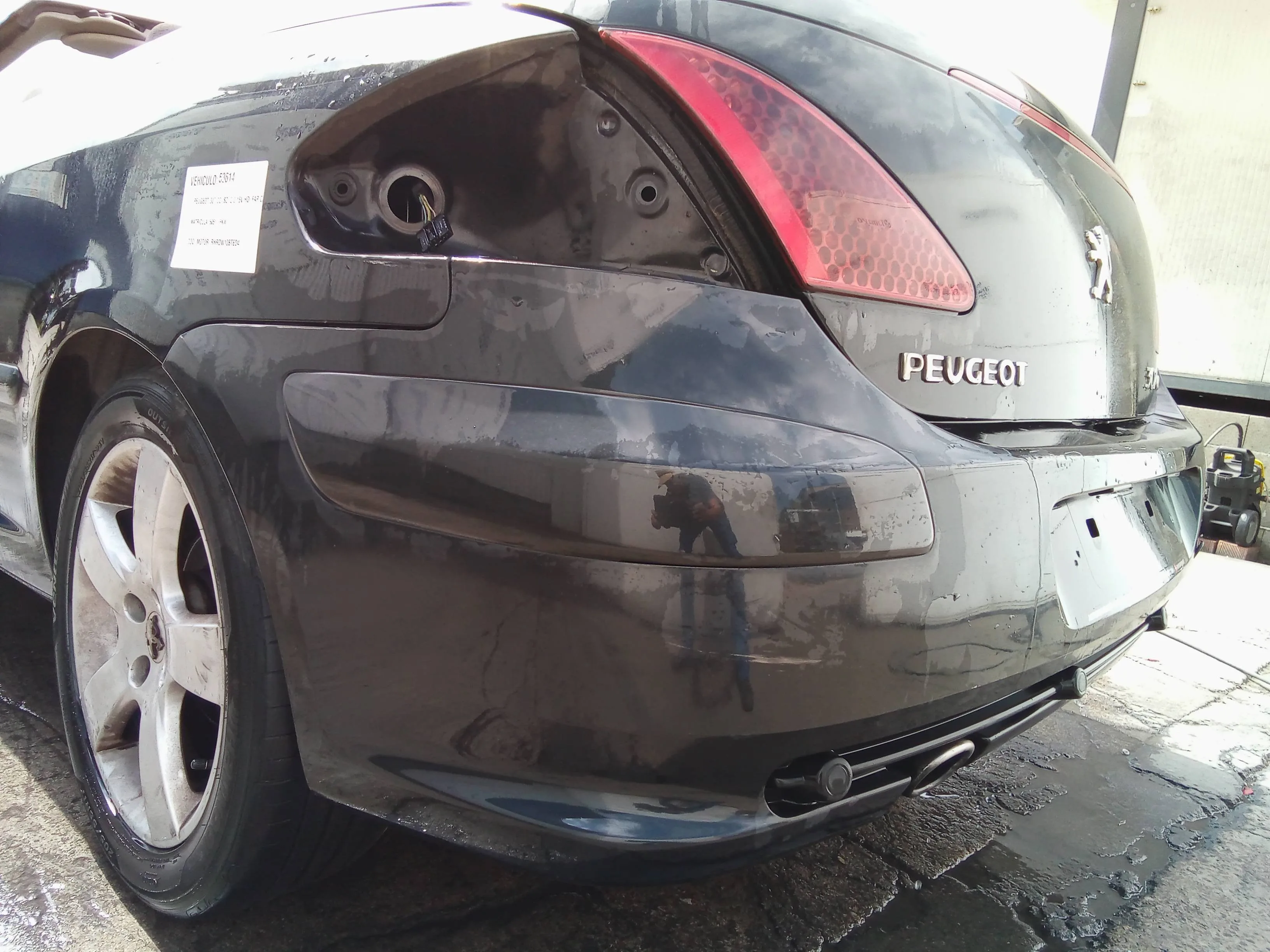 Paragolpes Trasero para Peugeot 307 Cc (S2)