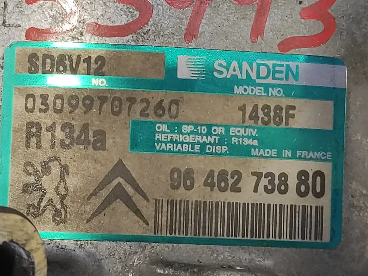 Compresor Aire Acondicionado para Peugeot 206 Berlina