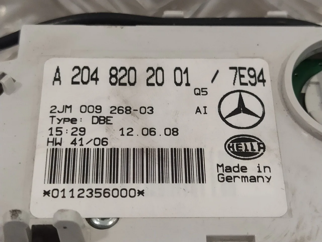 Luz Interior para Mercedes-Benz Clase C (W204) Berlina