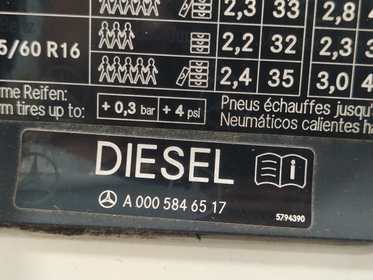 Tapa Exterior Combustible para Mercedes-Benz Clase C (W204) Berlina