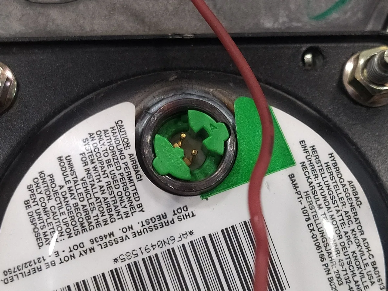 Airbag Delantero Izquierdo para Hyundai Getz (Tb)