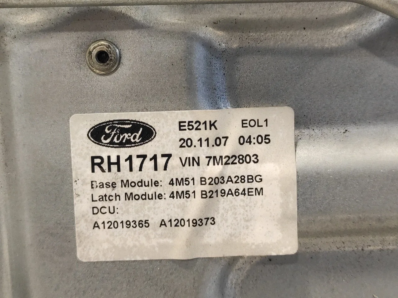 Elevalunas Delantero Derecho para Ford Focus Berlina (Cap)