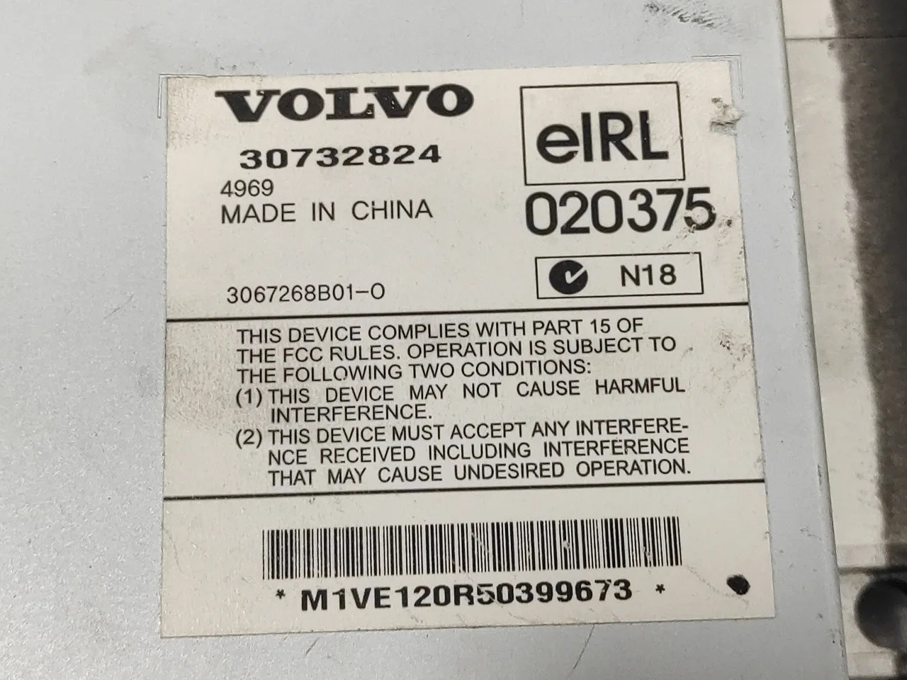 Modulo Electronico para Volvo S40 Berlina