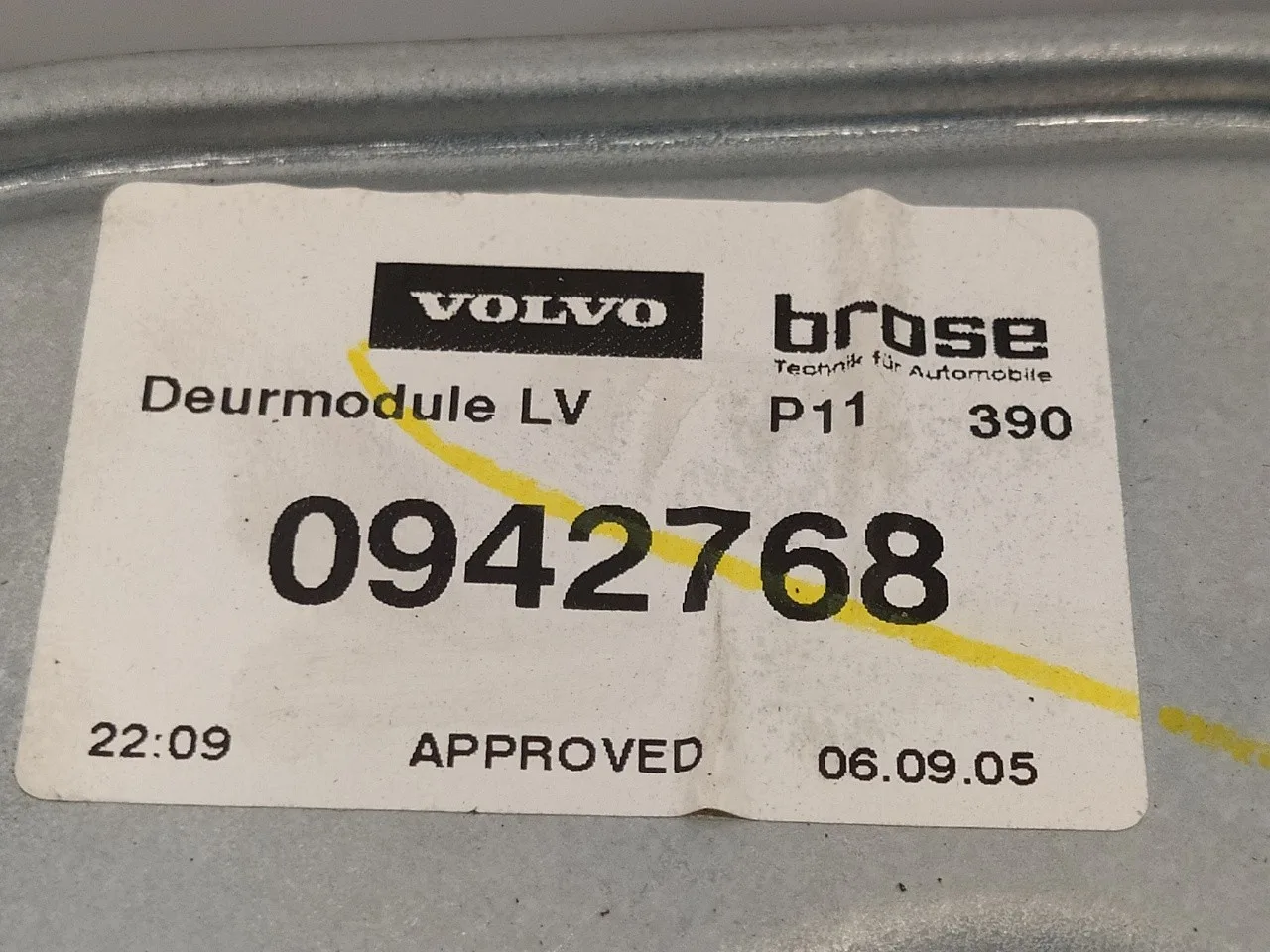 Elevalunas Delantero Izquierdo para Volvo S40 Berlina