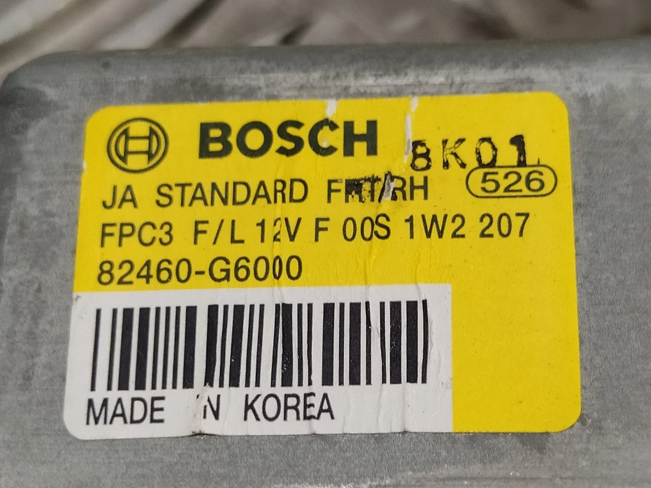 Elevalunas Delantero Derecho para Kia Picanto (Ja)
