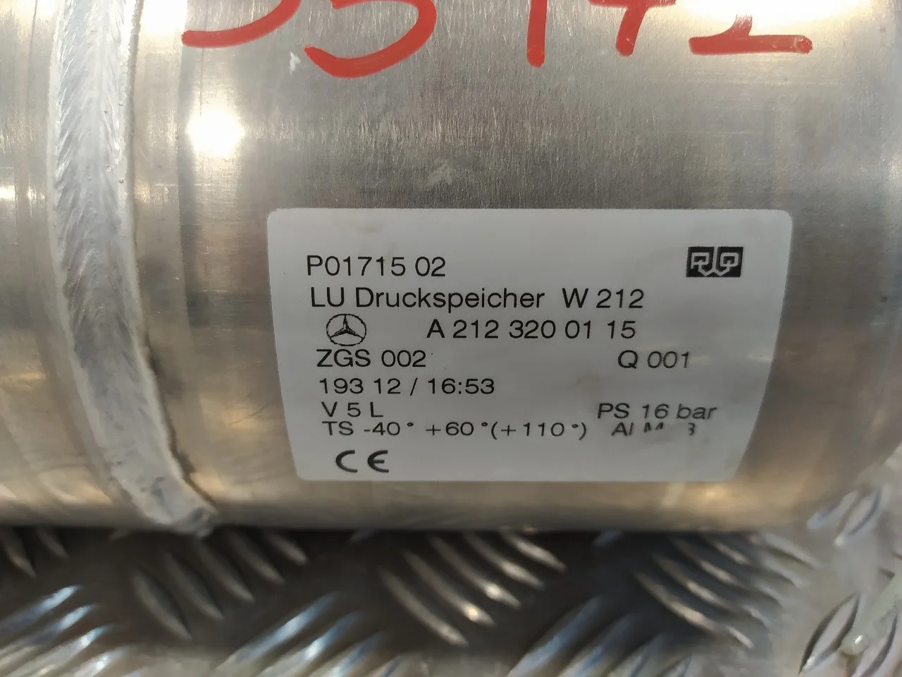 Acumulador Central Amortiguacion para Mercedes-Benz Clase E (W212) Lim.