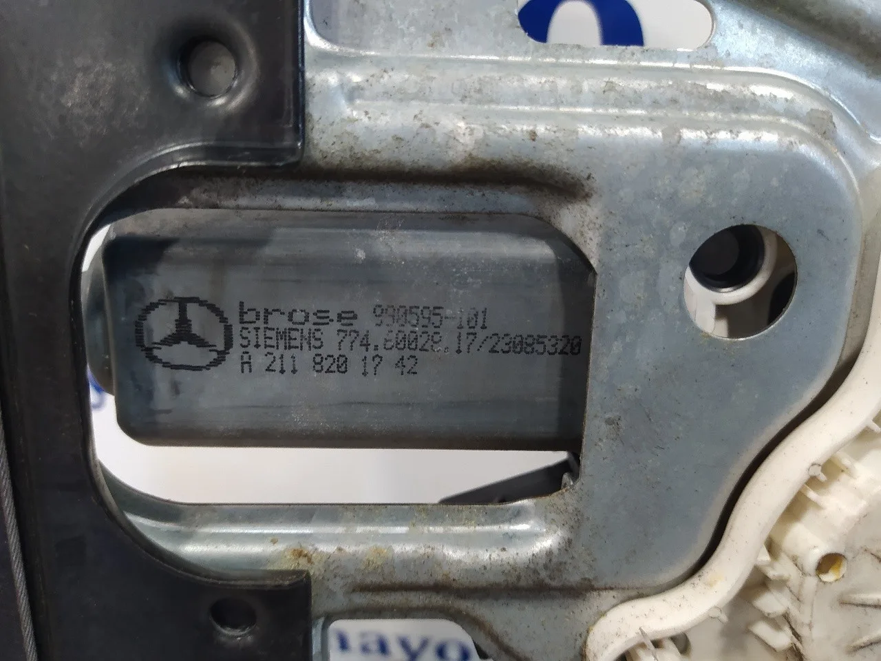 Elevalunas Delantero Derecho para Mercedes-Benz Clase C (W203) Sportcoupe
