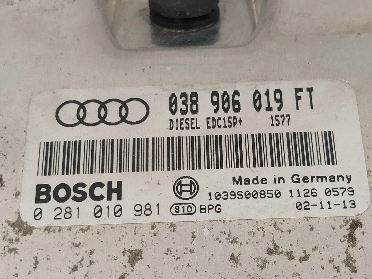 Centralita Motor Uce para Audi A3 (8L)