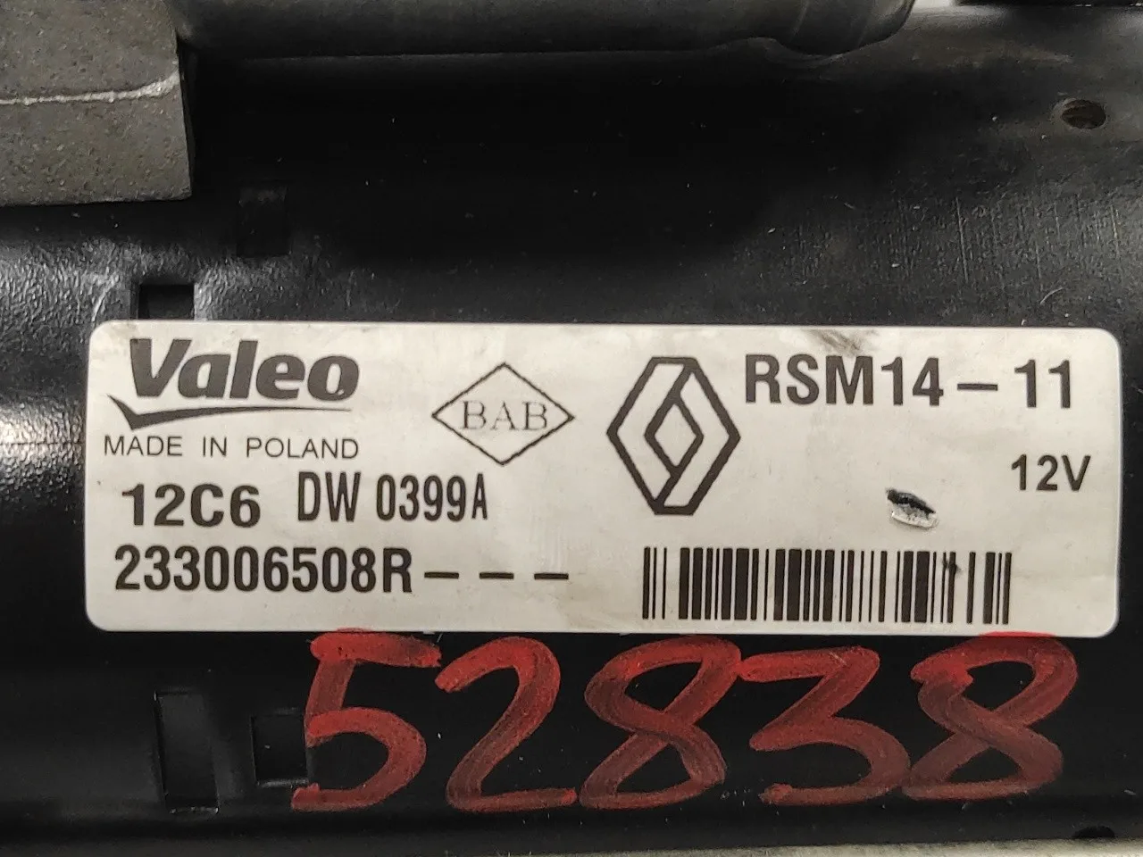Motor Arranque para Dacia Sandero