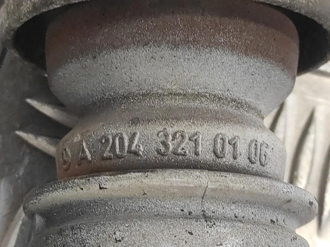 Amortiguador Trasero Izquierdo para Mercedes-Benz Clase C (W204) Berlina