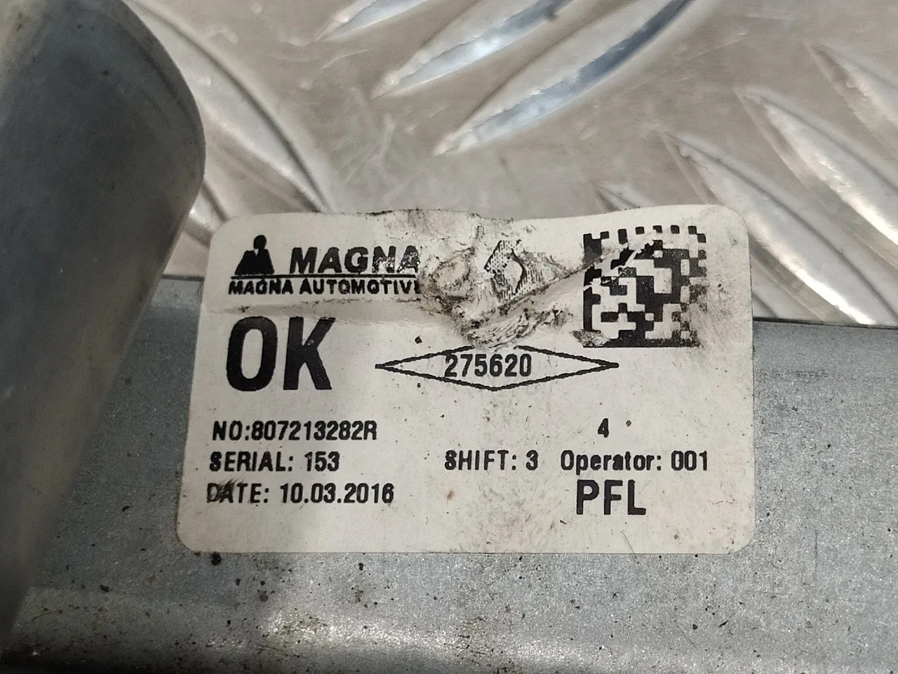 Elevalunas Delantero Izquierdo para Dacia Sandero