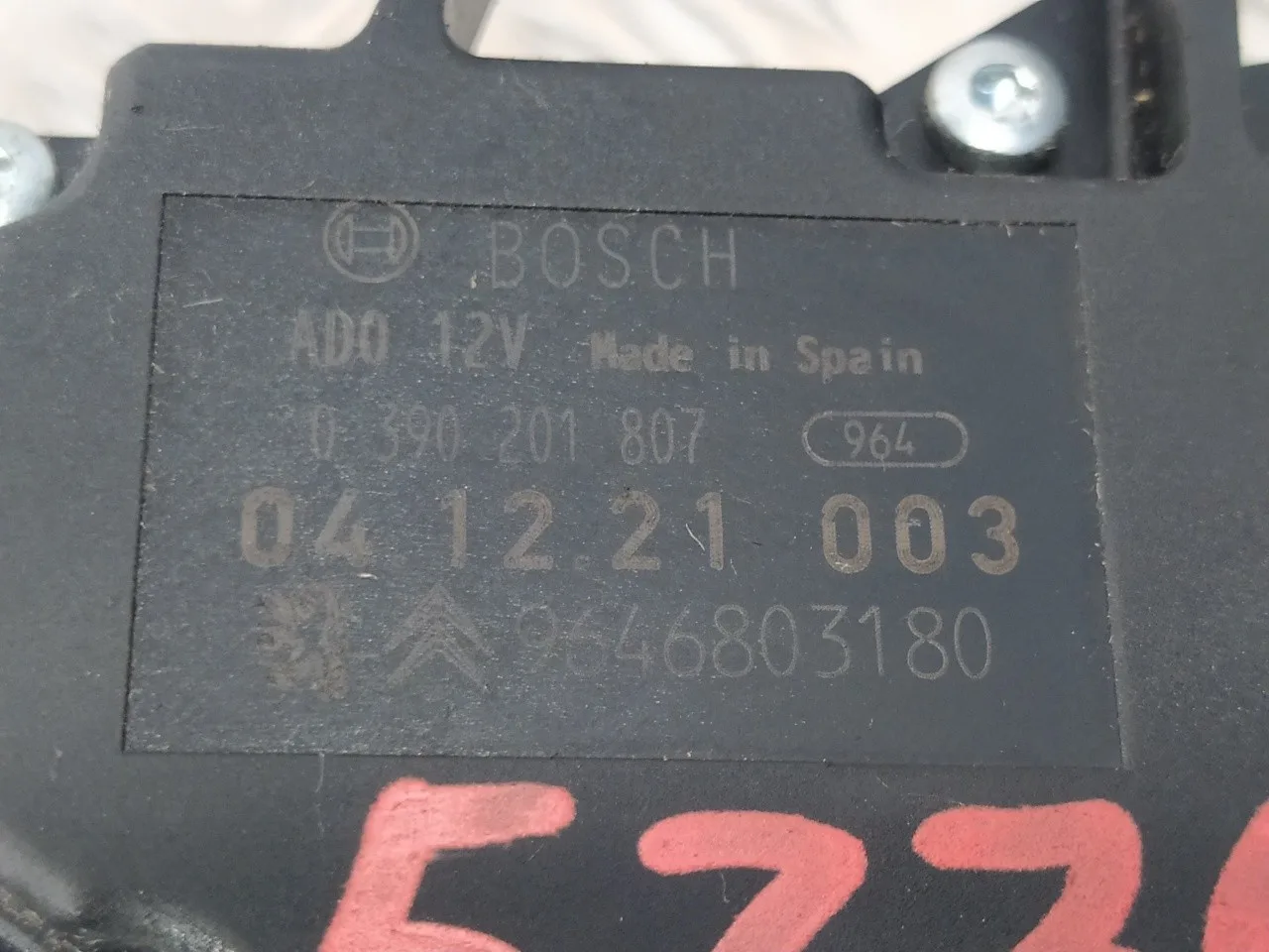 Motor Limpia Trasero para Citroën C4 Berlina