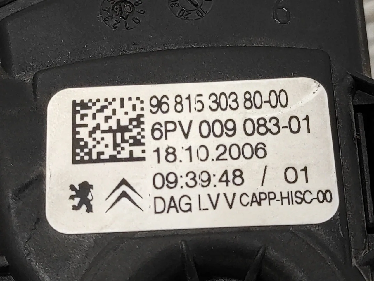 Pedal Acelerador para Citroën C3 Pluriel