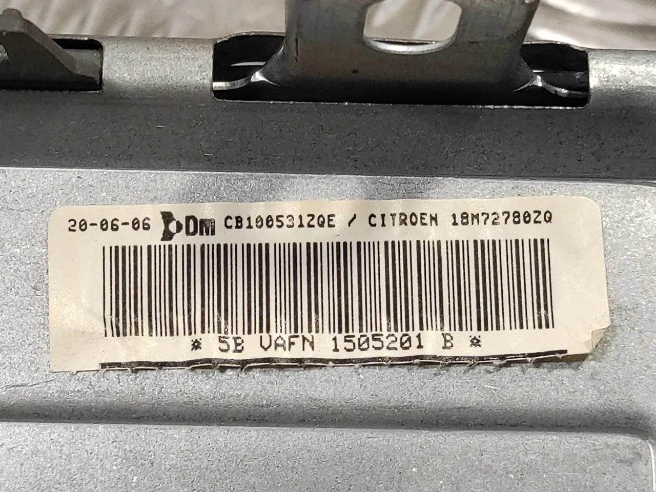 Airbag Delantero Derecho para Citroën C3 Pluriel