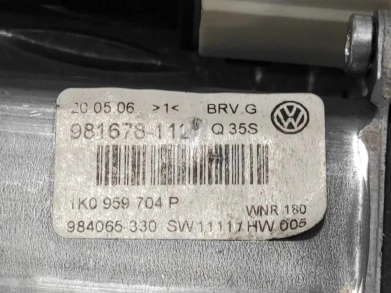 Motor Elevalunas Trasero Derecho para Volkswagen Passat Variant (3C5)