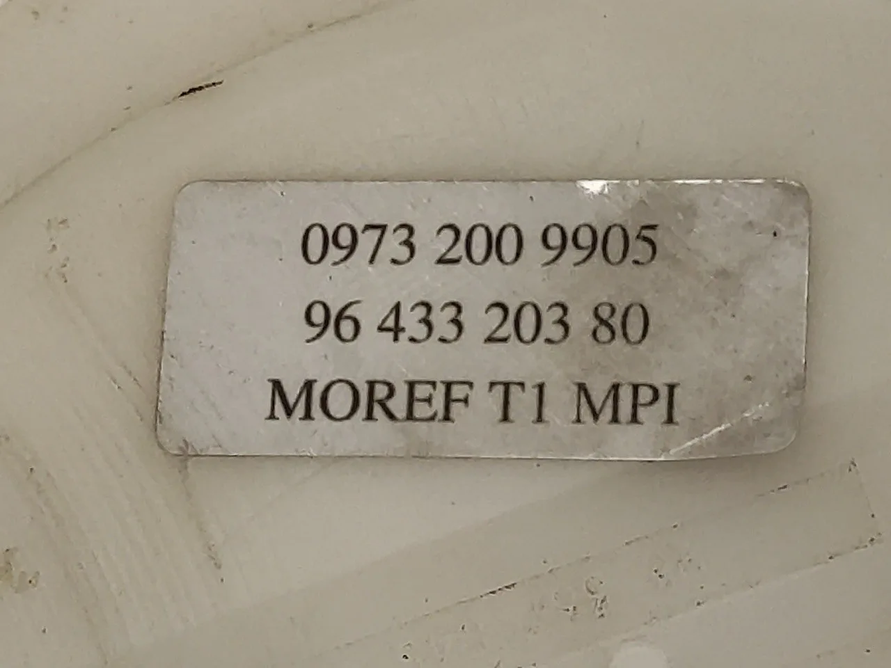 Aforador para Peugeot 206 Berlina