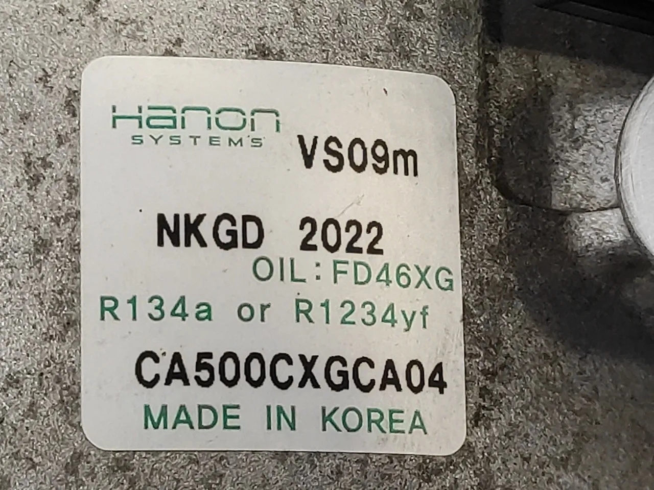 Compresor Aire Acondicionado para Kia Picanto (Ja)